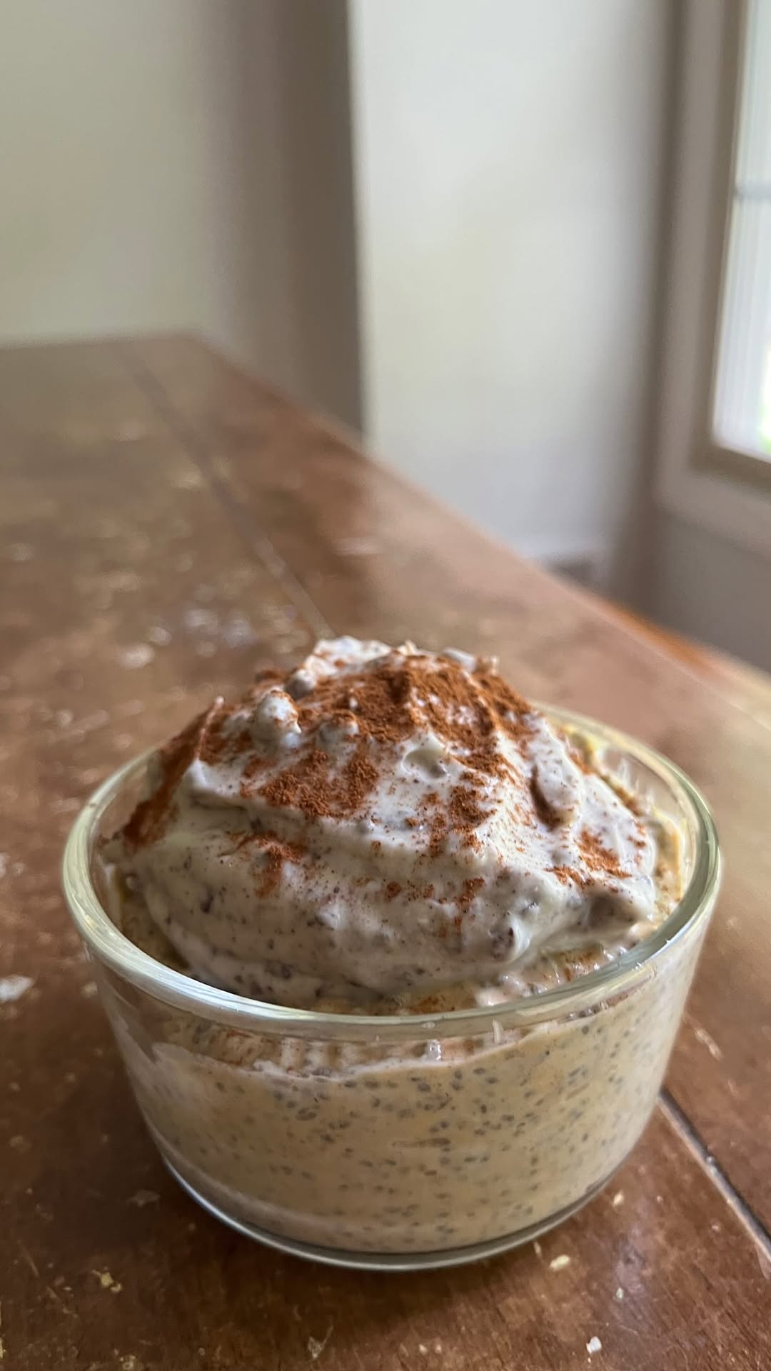 Pumpkin Pie Chia Pudding with Chocolate Chip Whipped Cream