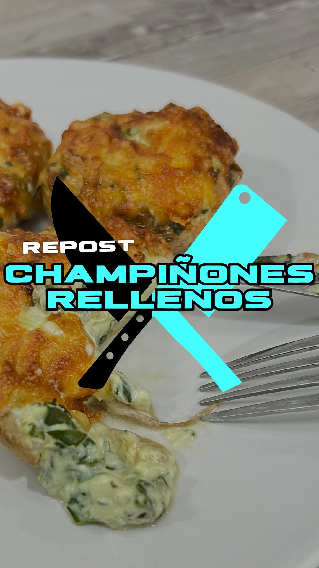 Air Fryer Stuffed Mushrooms