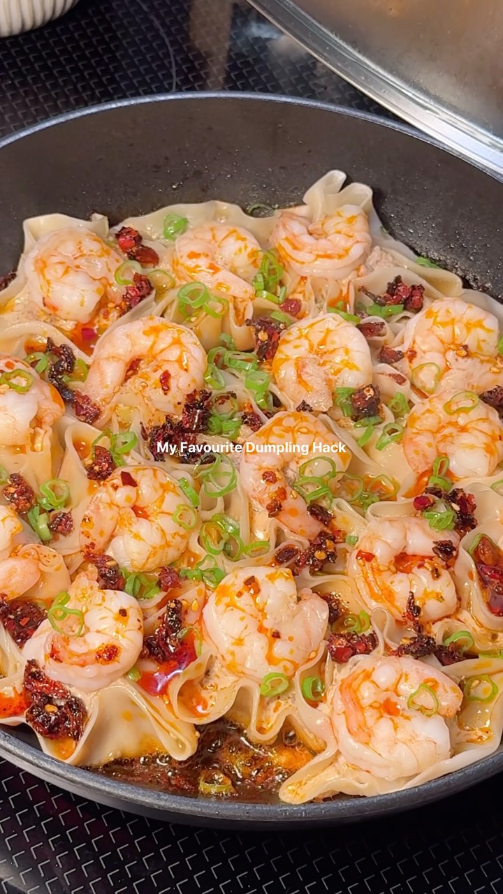 Crispy Pan-Fried Pork & Shrimp Dumplings