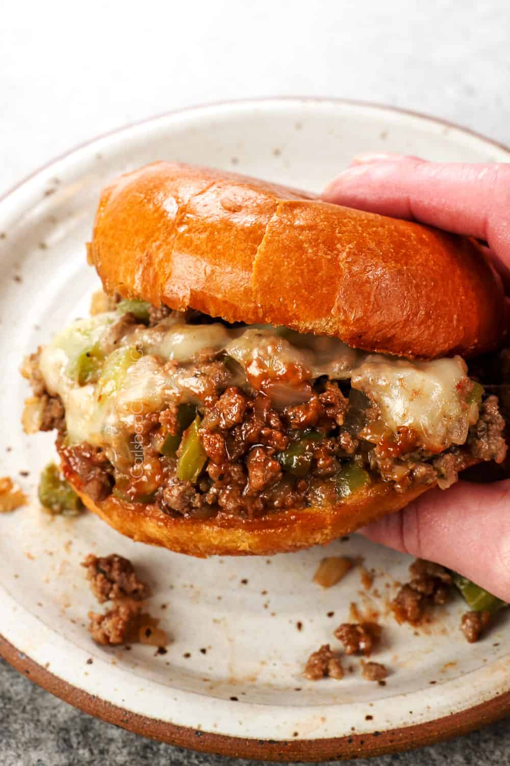 Philly Cheesesteak Sloppy Joes