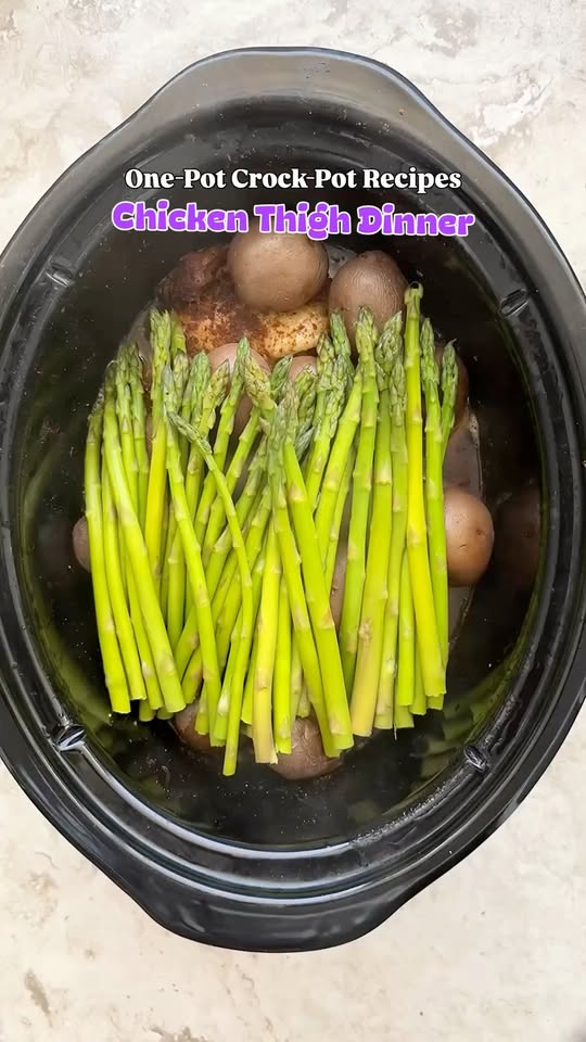 Slow Cooker Chicken Thigh Dinner