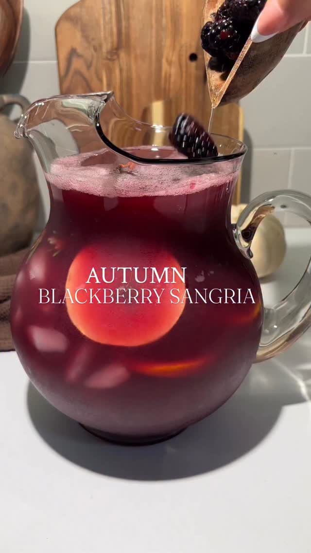 Autumn Blackberry Sangria
