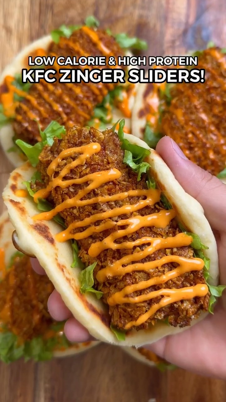 High-Protein KFC-Style Zinger Sliders
