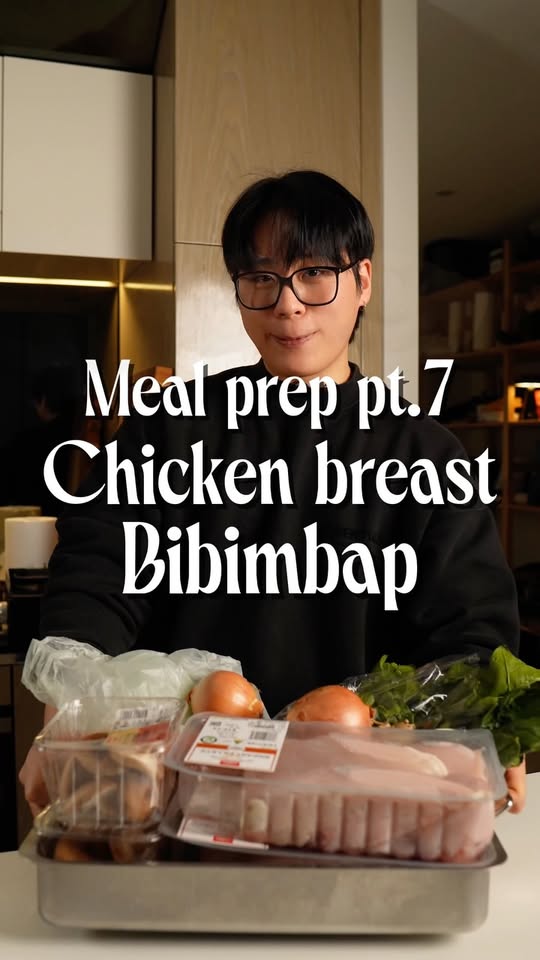 Spicy Chicken Bibimbap Meal Prep