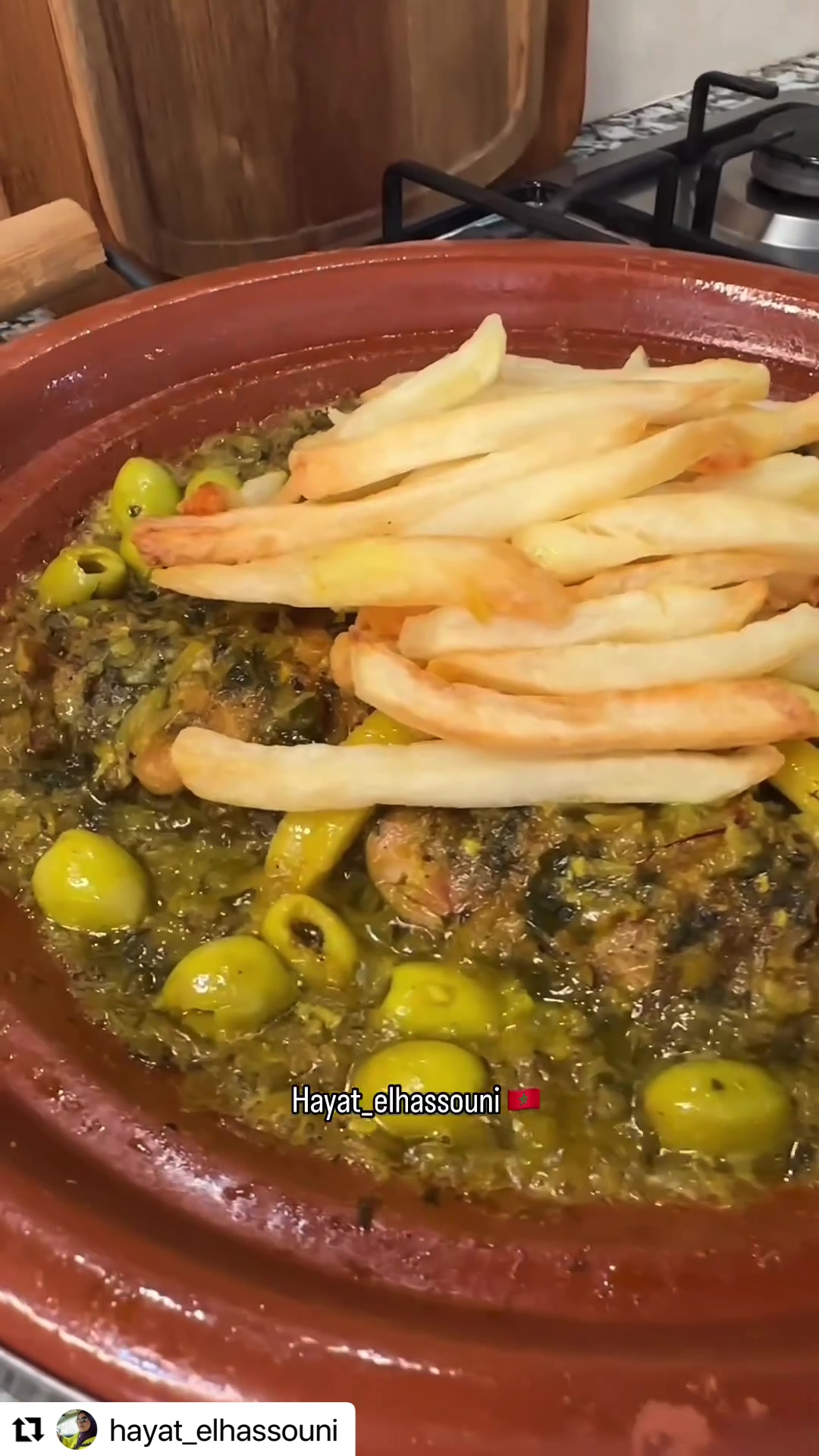 Moroccan Chicken Tagine with Onions and Olives