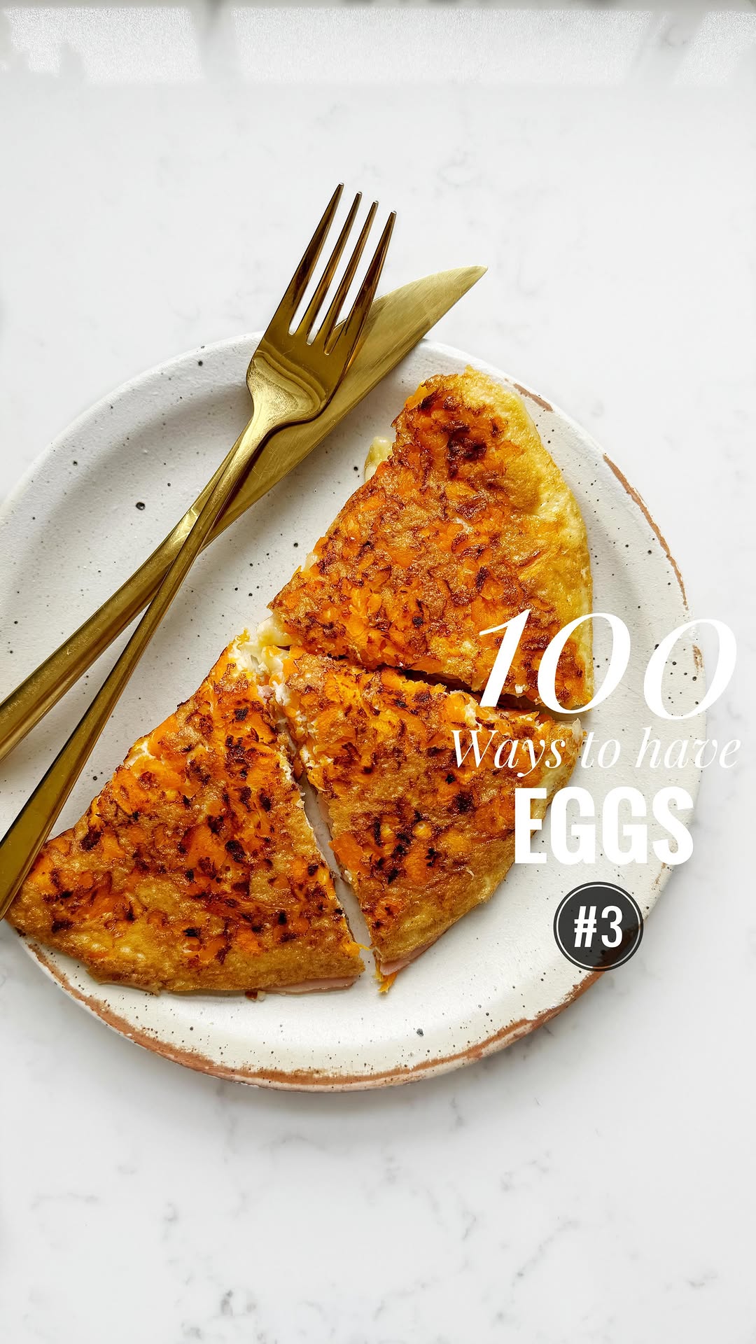 Crispy Carrot and Cheese Omelette