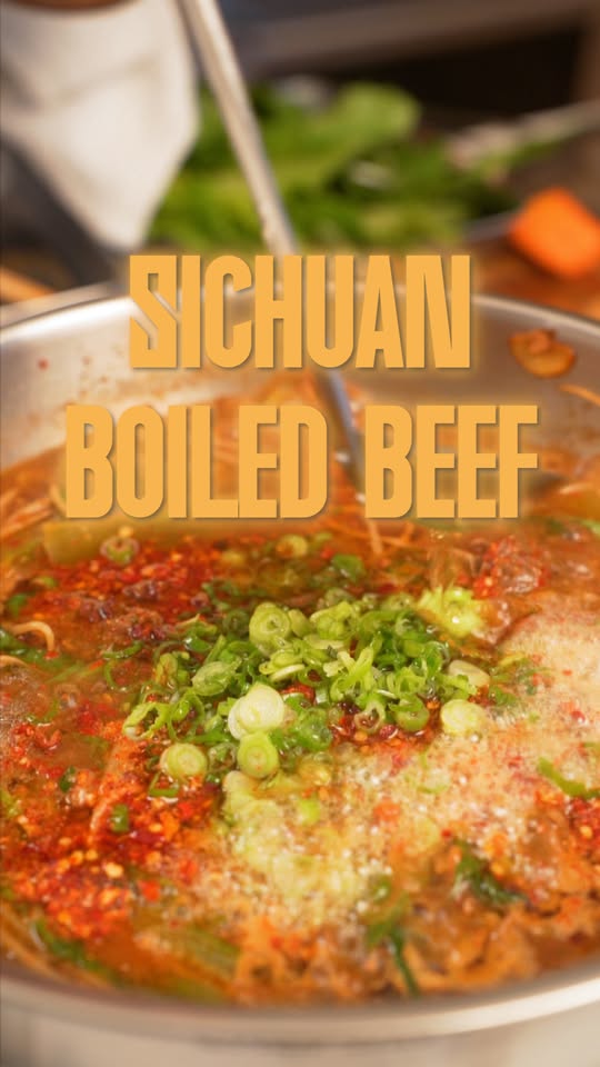 15-Minute Sichuan Boiled Beef