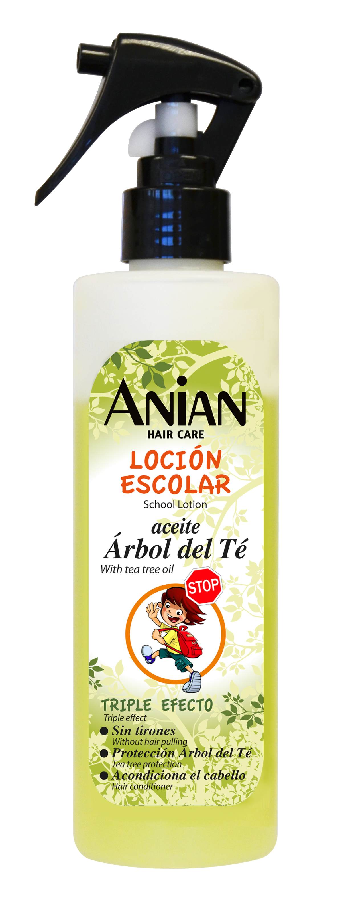 ACEITE ARBOL DEL TÉ champú escolar, Baño e higiene niños Anian - Perfumes  Club