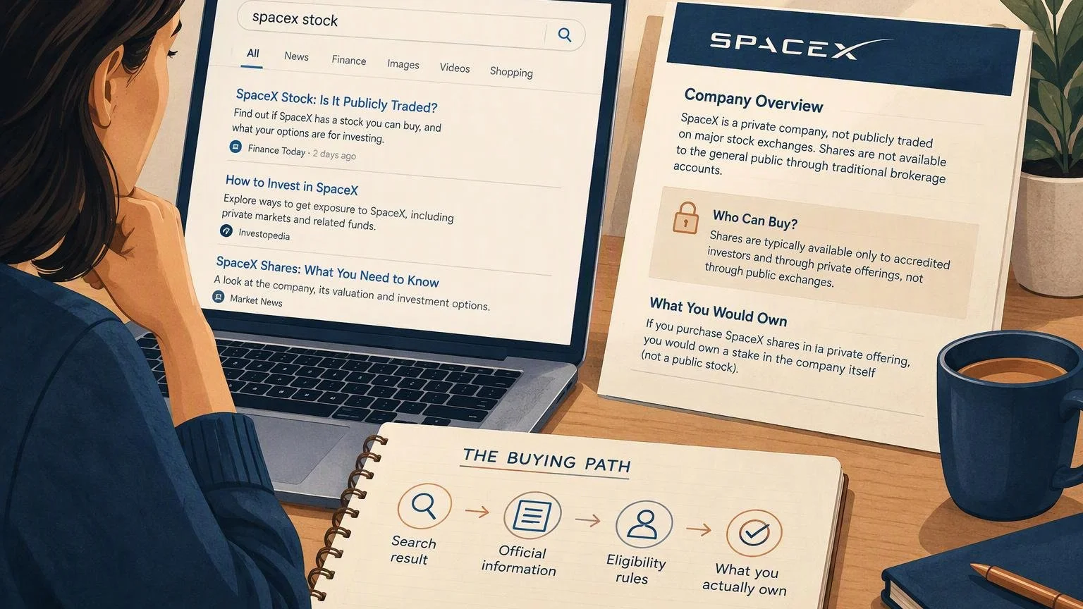 Editorial illustration for SpaceX Stock: Publish The Access Check First