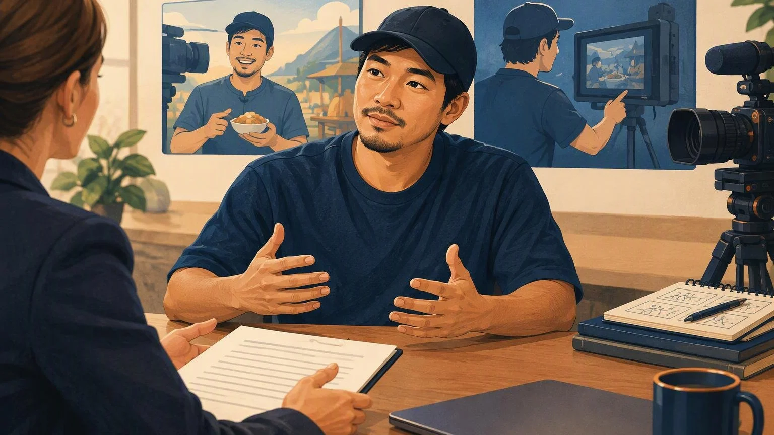 Editorial illustration for Sonny Side’s TV pitches show why creators should discuss directing roles early