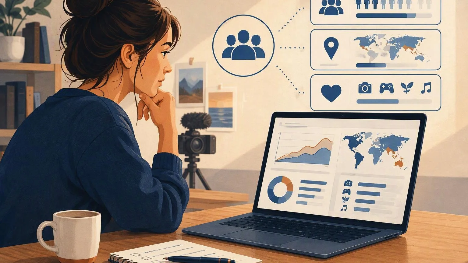 Editorial illustration for Chronicle’s Ubiquity pitches audience research before you commit to a series
