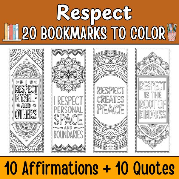 Respect Bookmarks to Color — cover preview