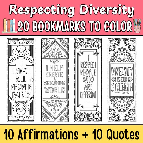 Respecting Diversity Bookmarks to Color — cover preview