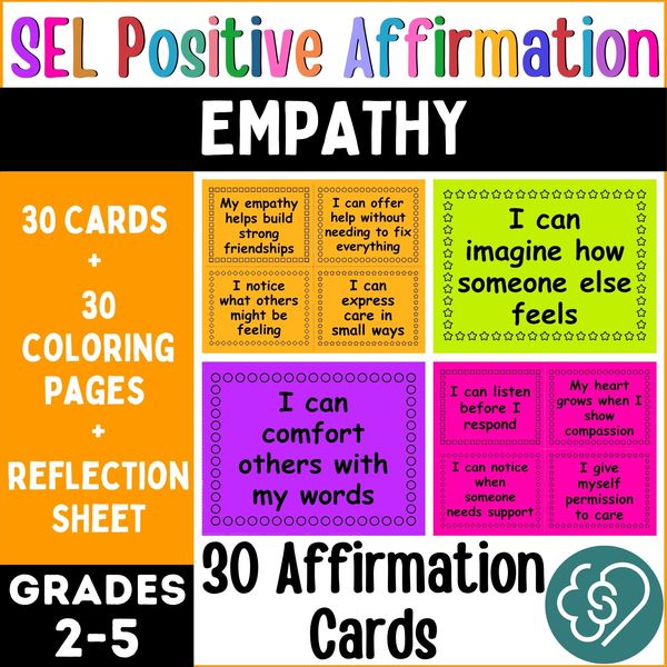 Empathy Affirmation Cards — cover preview