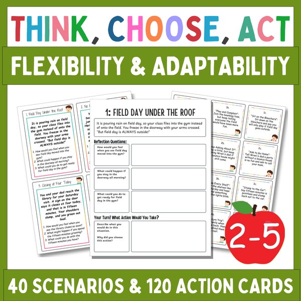Flexible Thinking What Would You Do? Cards — Think, Choose, Act — cover preview