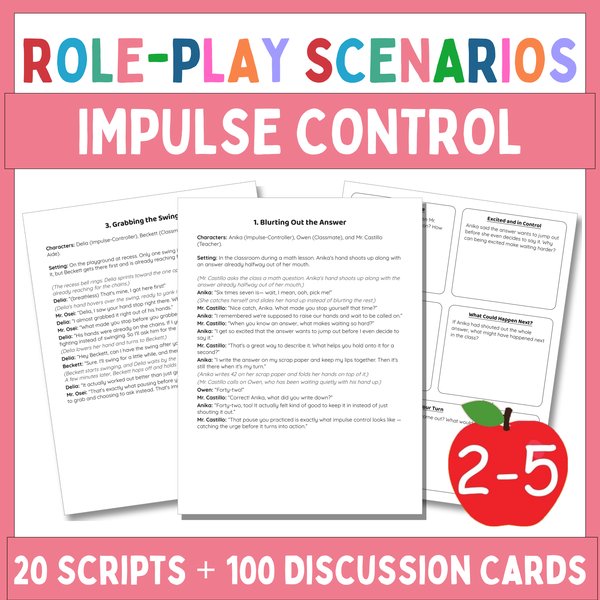 Impulse Control Role Play Scenarios — cover preview