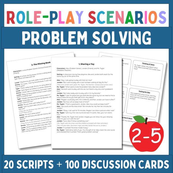 Problem Solving Role Play Scenarios — cover preview