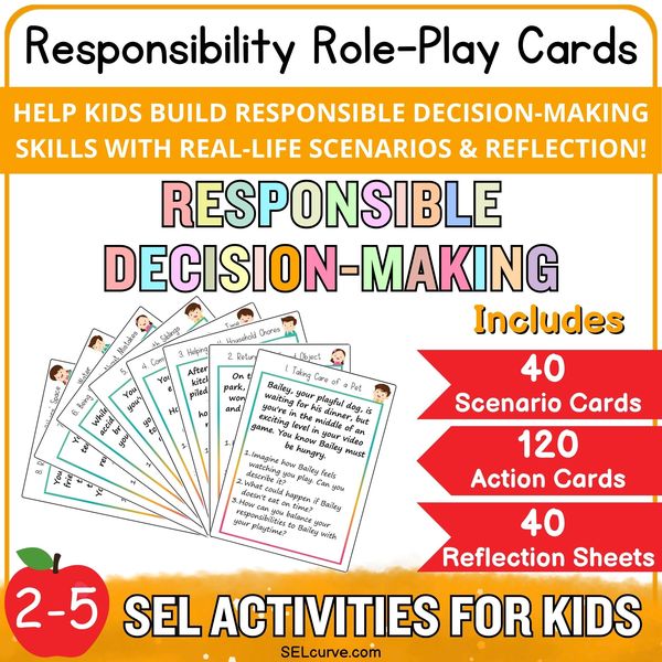 Responsible Choices What Would You Do? Cards — Think, Choose, Act — cover preview