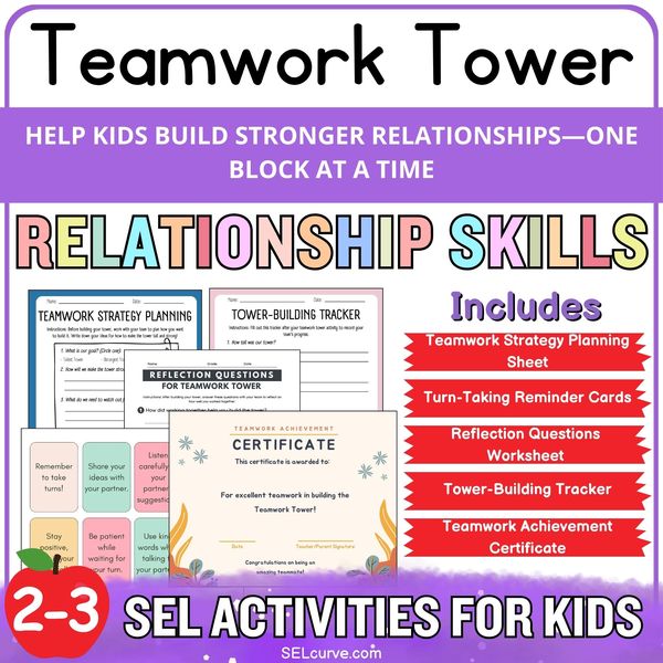 Teamwork Tower — Team Building Activity Kit — cover preview