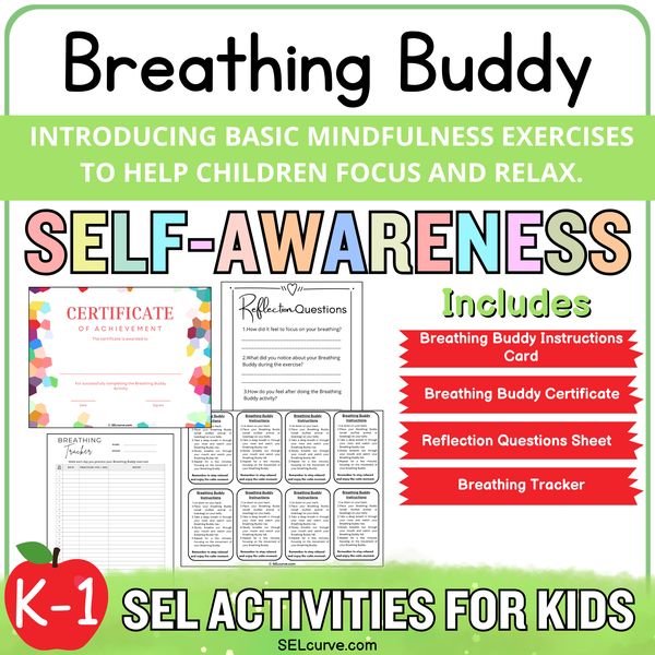 Breathing Buddy — Mindful Breathing Activity Kit (K–1) — cover preview