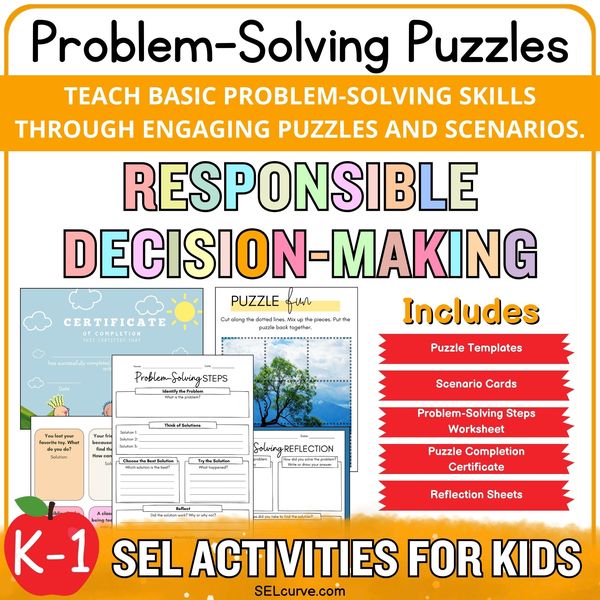 Problem-Solving Puzzles Activity Kit (K–2) — cover preview