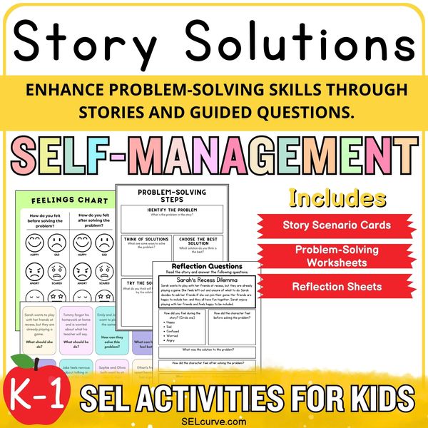 Story Solutions — Problem Solving Activity Kit (K–1) — cover preview