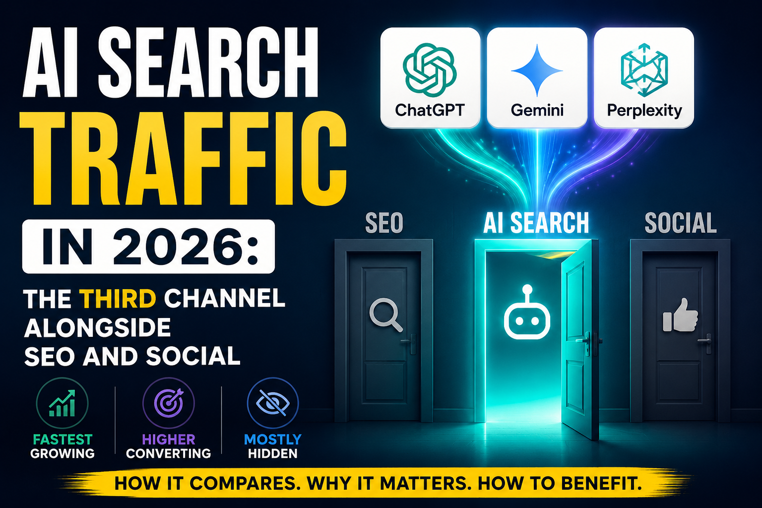 AI Search Traffic in 2026: The Third Channel Alongside SEO and Social