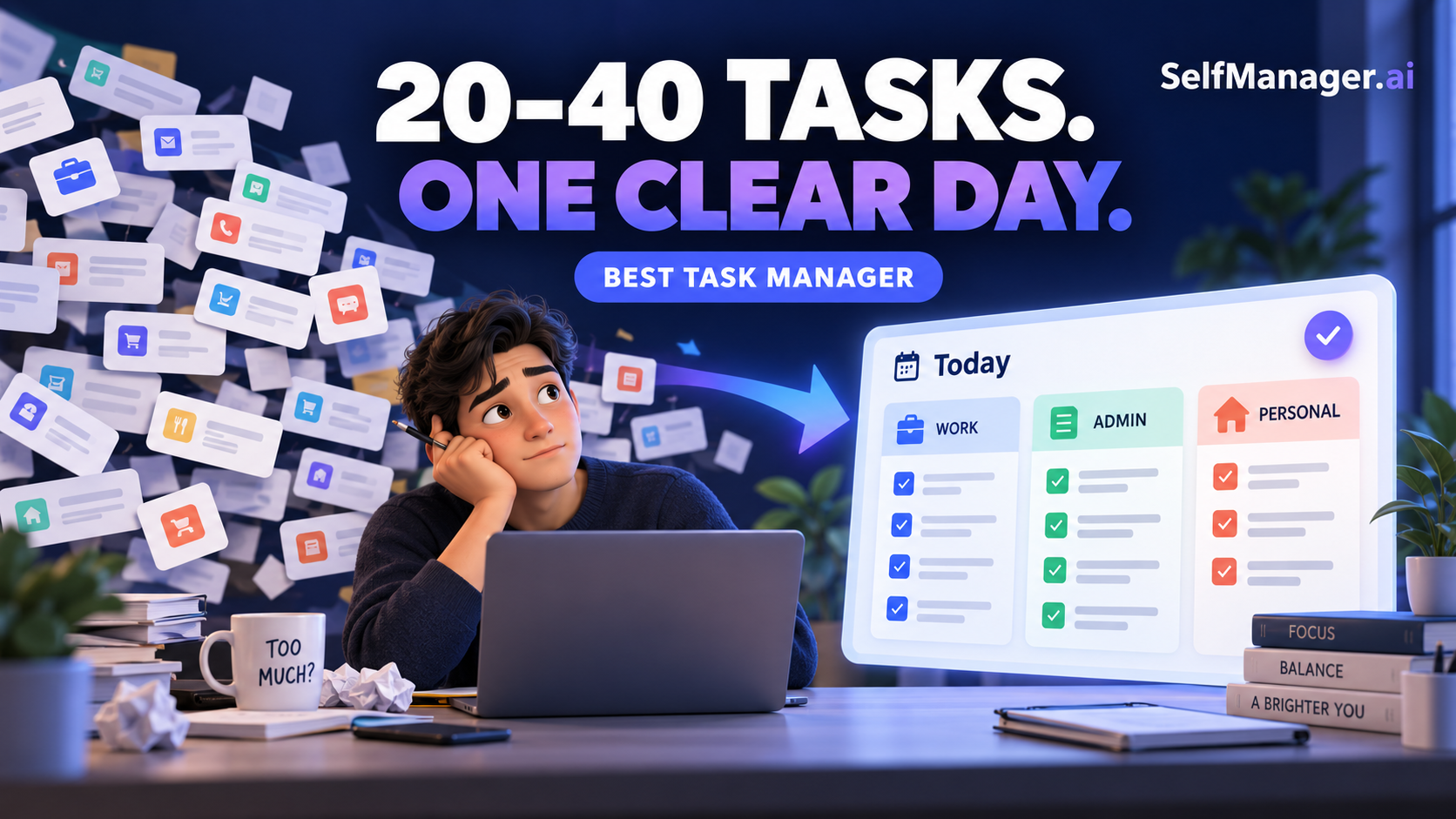 Best Task Manager for People Juggling 20-40 Small Tasks a Week