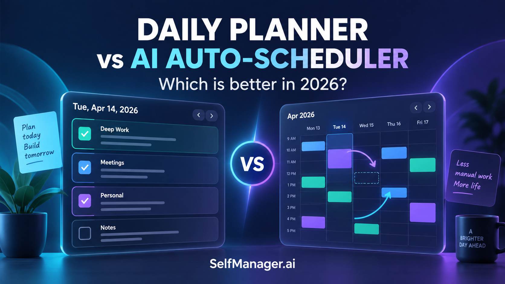 Daily Planner vs AI Auto-Scheduler: Which Is Better in 2026?