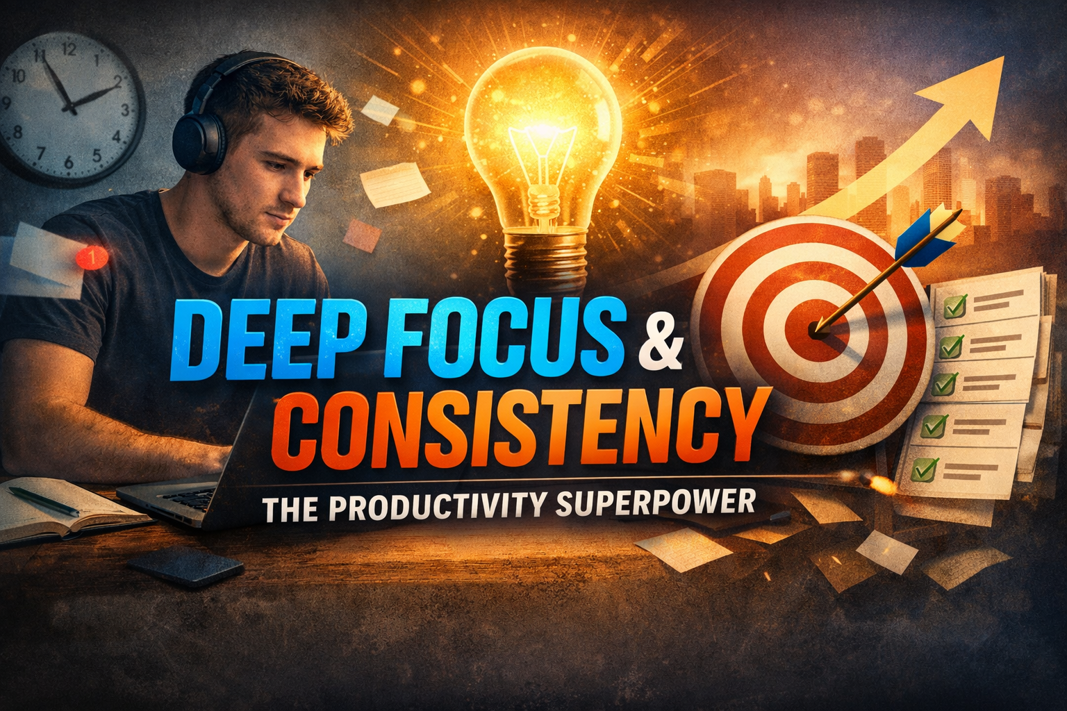 Deep Focus + Consistency: The Real Productivity Superpower