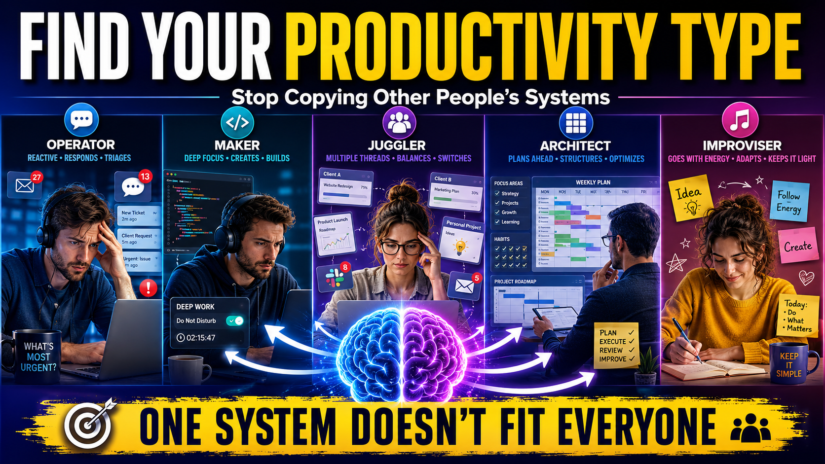 The Best Productivity System Is the One That Fits You (And How to Find It)