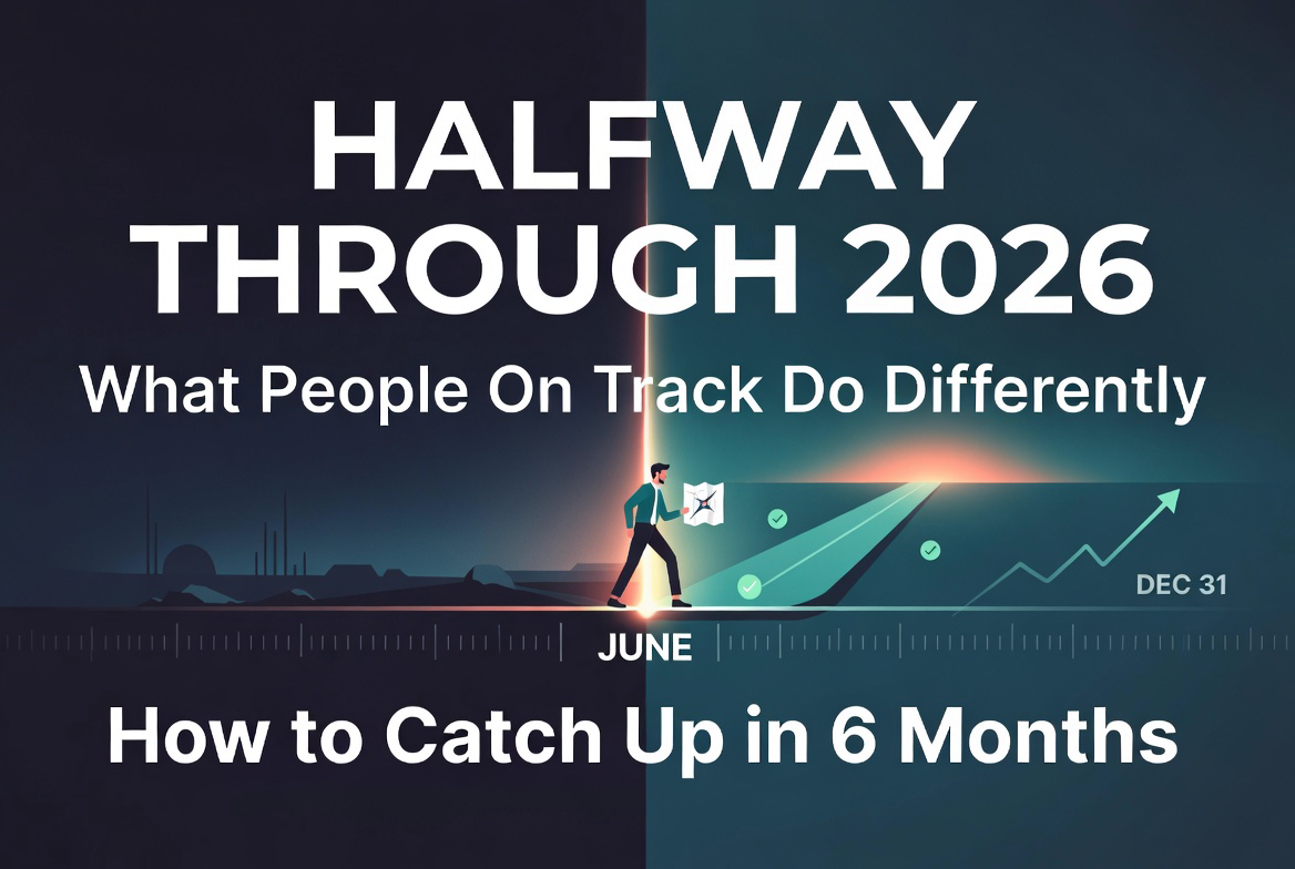 Halfway Through 2026: What People On Track Do Differently, and How to Catch Up in Six Months