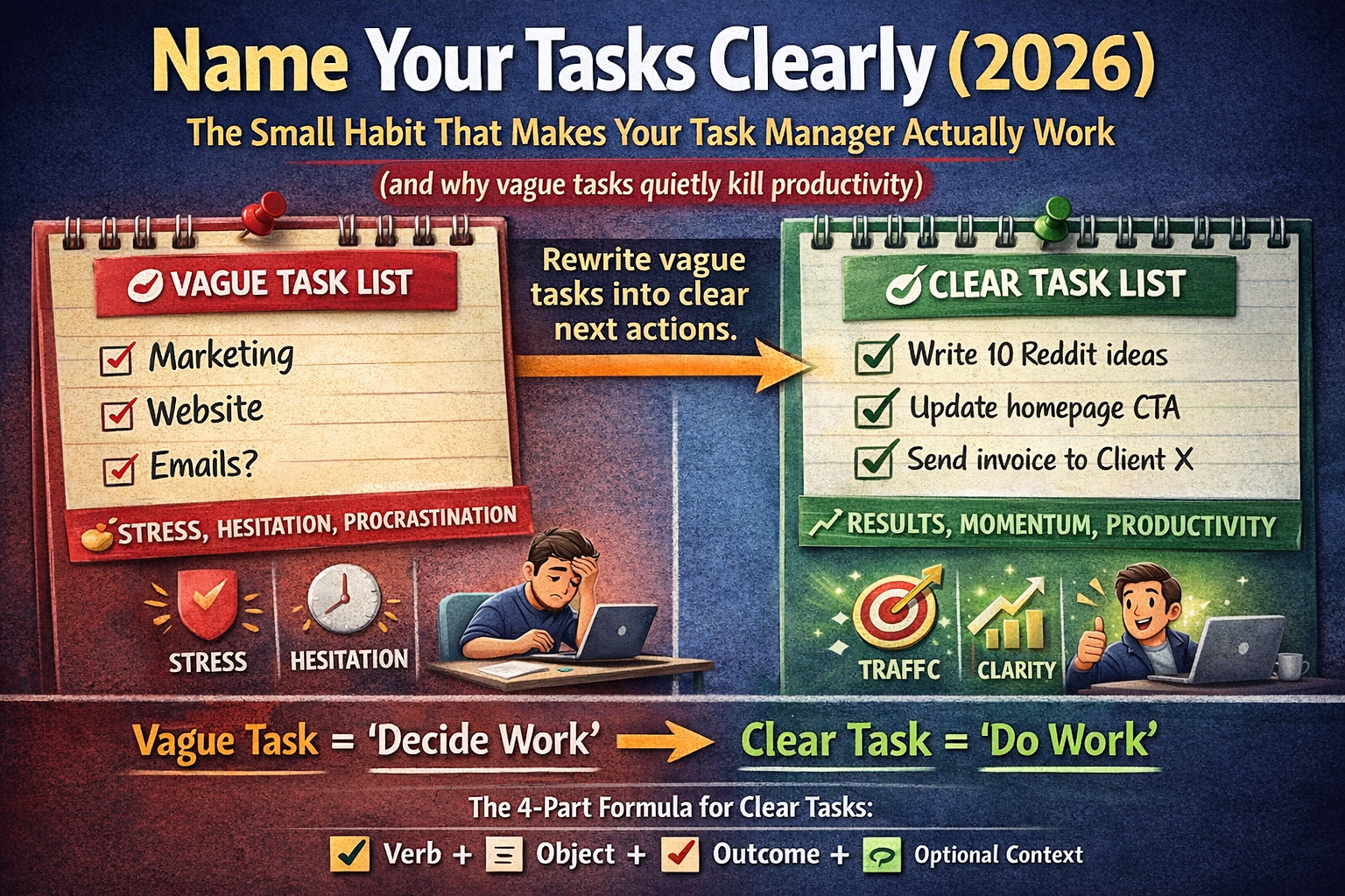 Name Your Tasks Clearly (2026): The Habit That Makes Your Task Manager Work