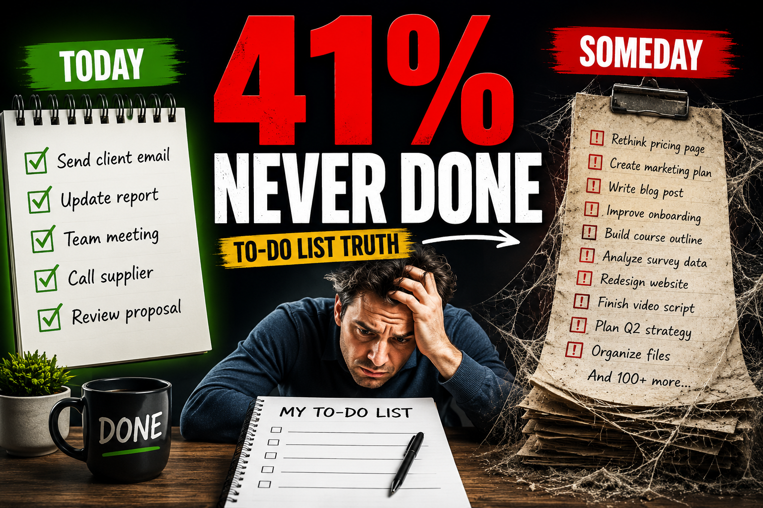 Same-Day or Someday: Why 41% of Your To-Do List Never Gets Done