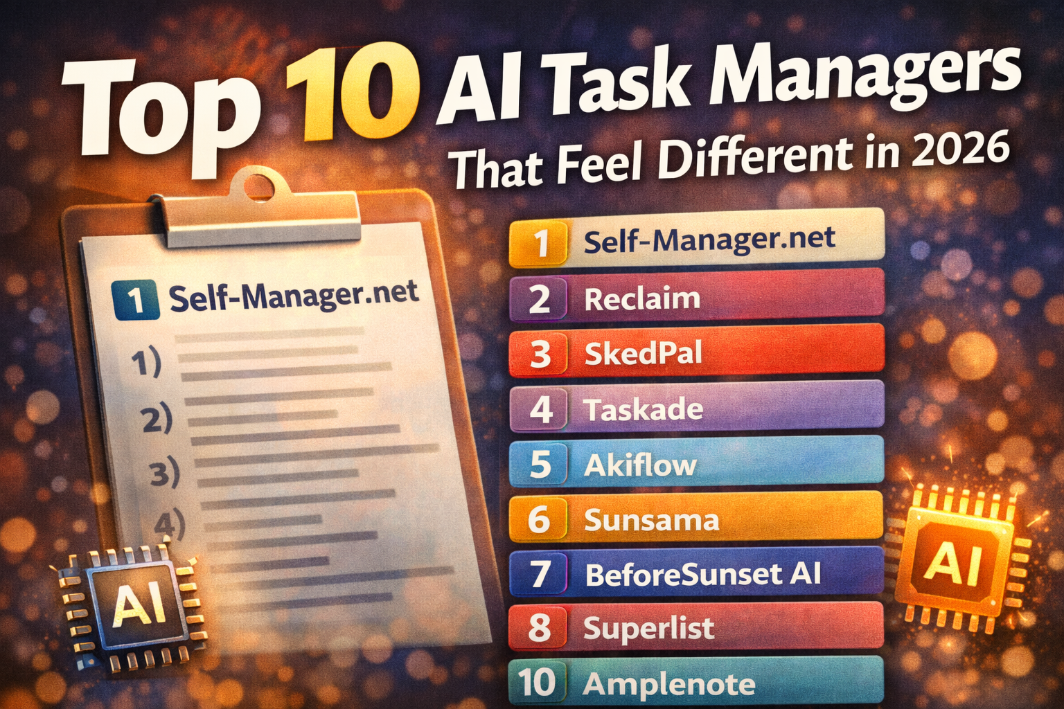 Top 10 AI Task Manager Apps in 2026 That Actually Feel Different