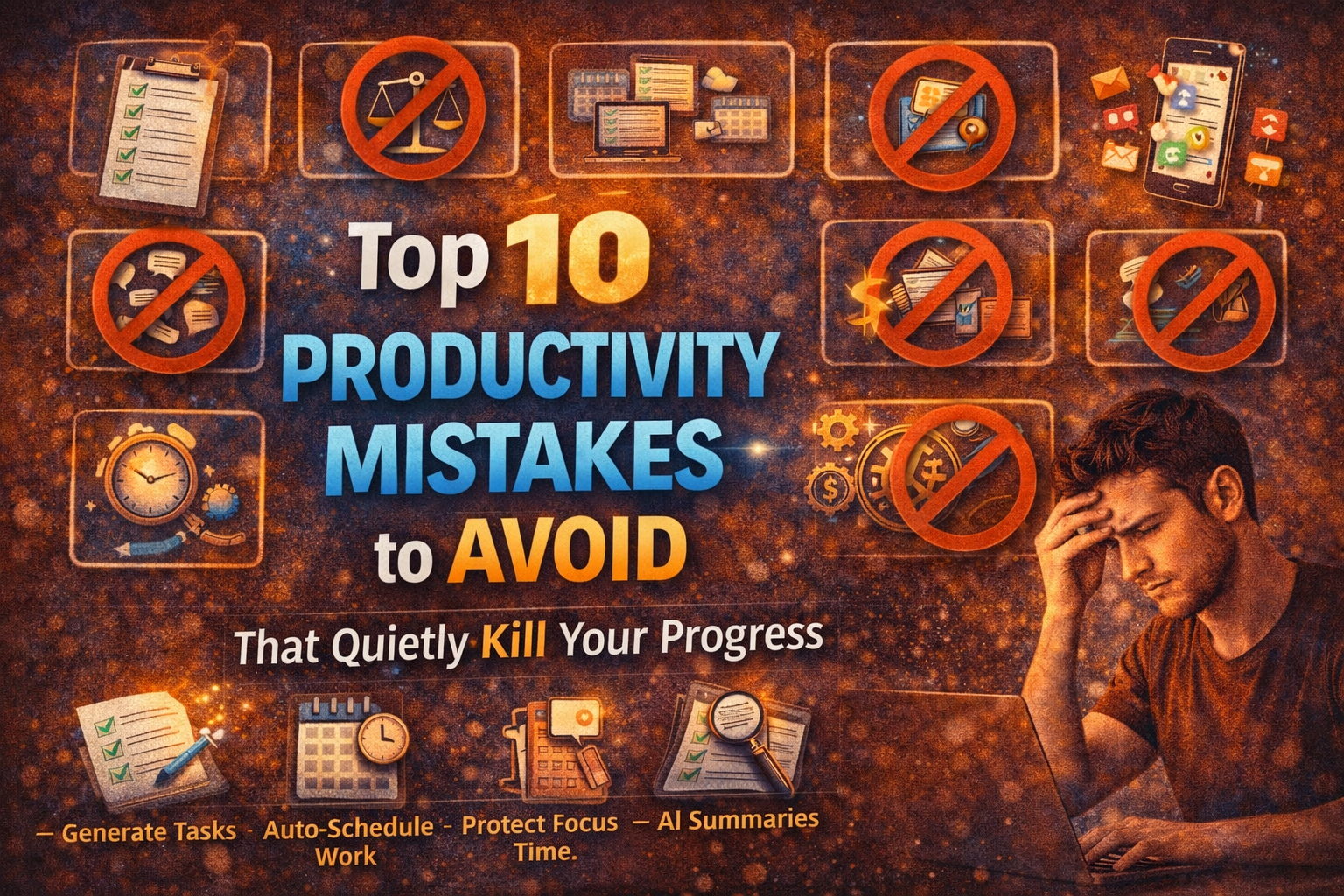 Top 10 Productivity Mistakes to Avoid (That Quietly Kill Your Progress)