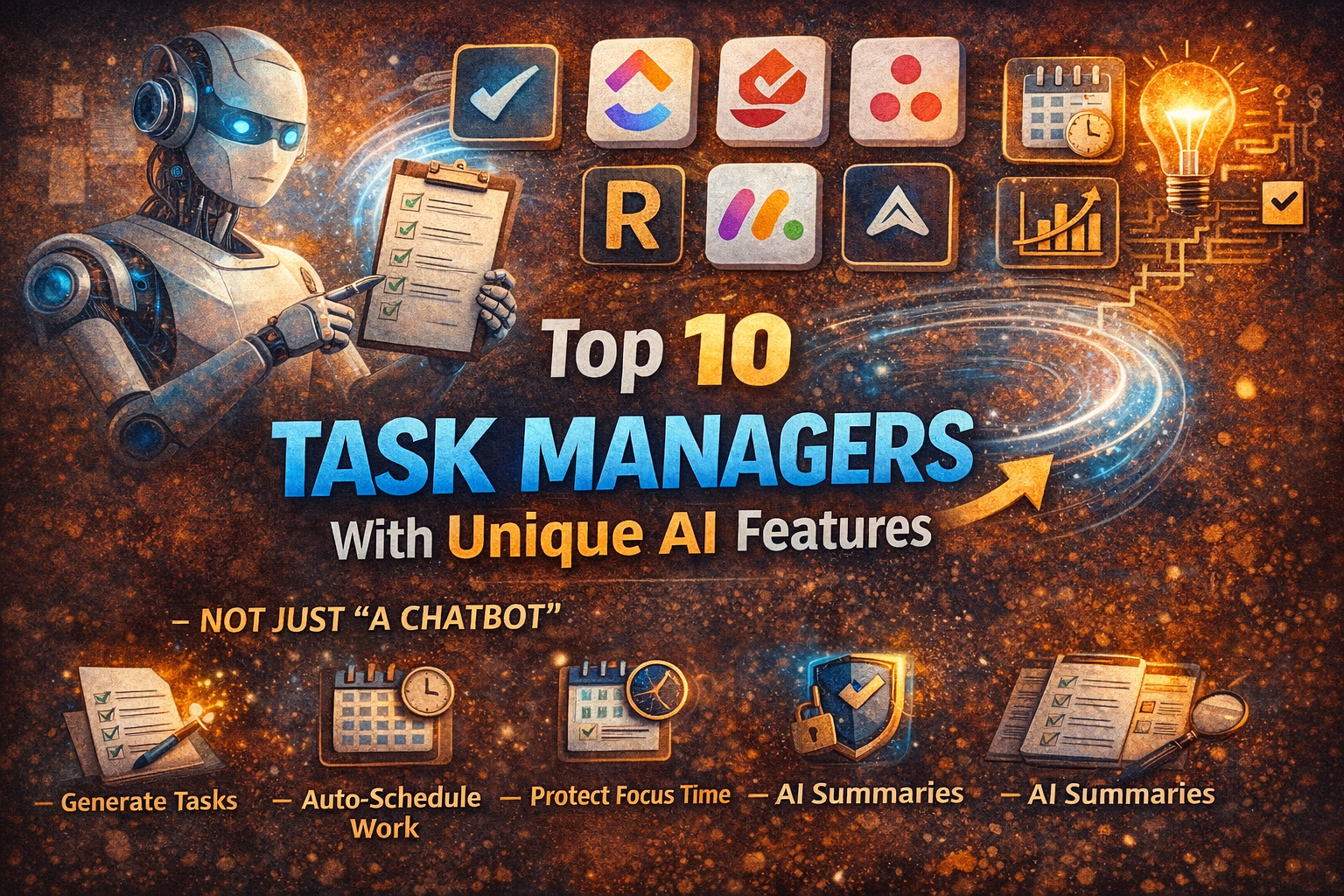 Top 10 Task Managers With Unique AI Features (Not Just a Chatbot)
