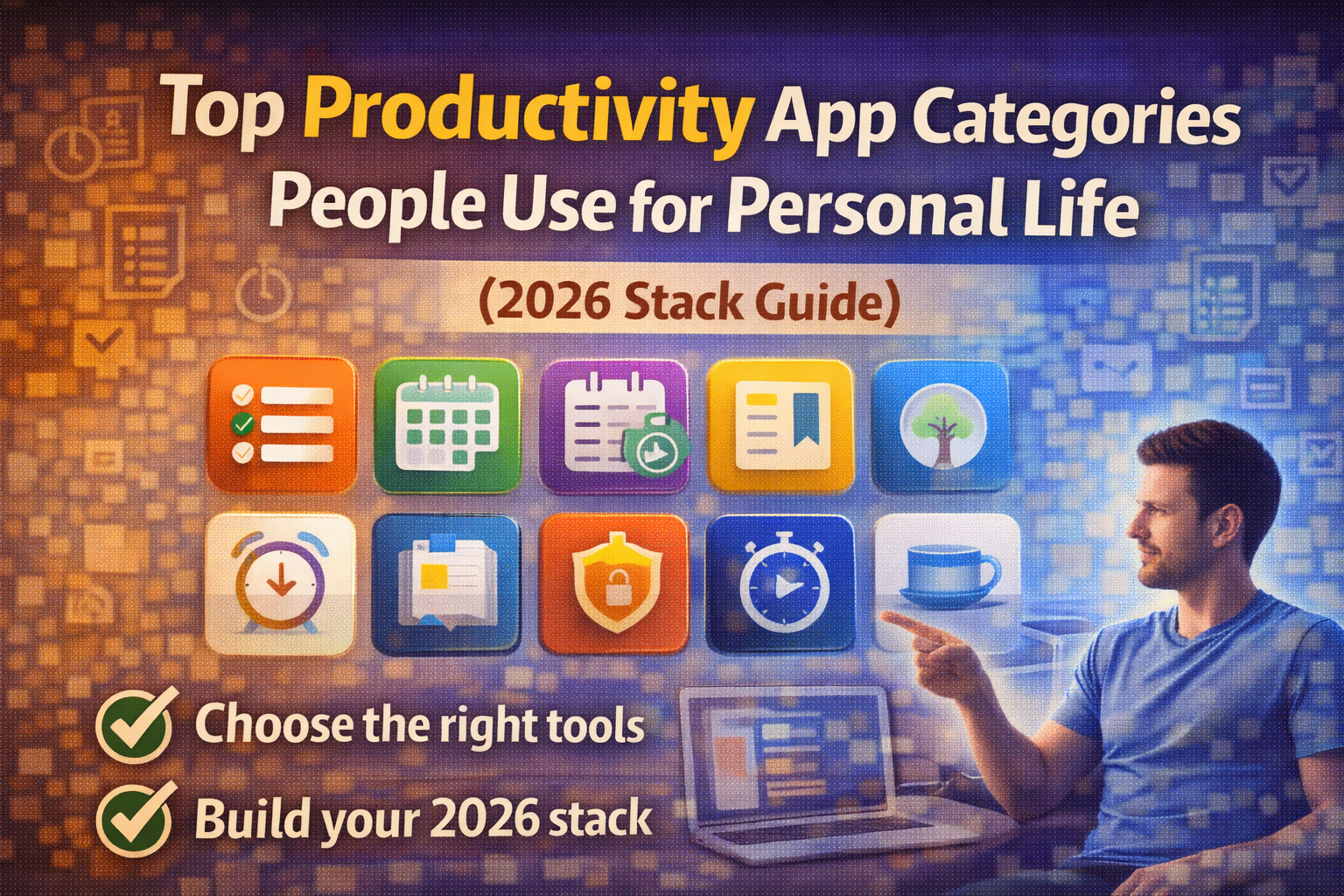 Top Productivity App Categories People Use for Personal Life (2026 Stack Guide)
