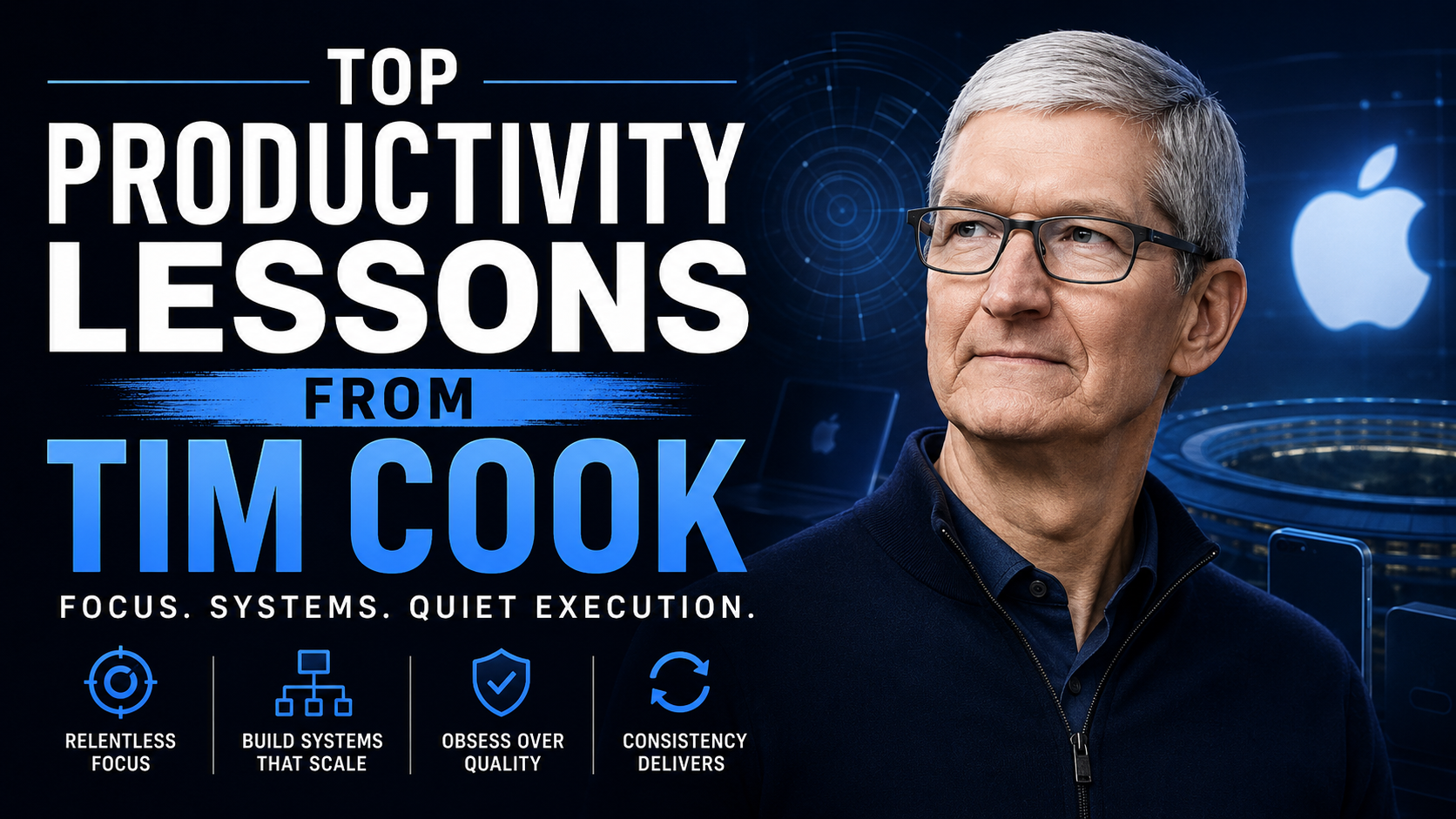 Top Productivity Lessons Learned From Tim Cook: Operational Focus and Quiet Execution