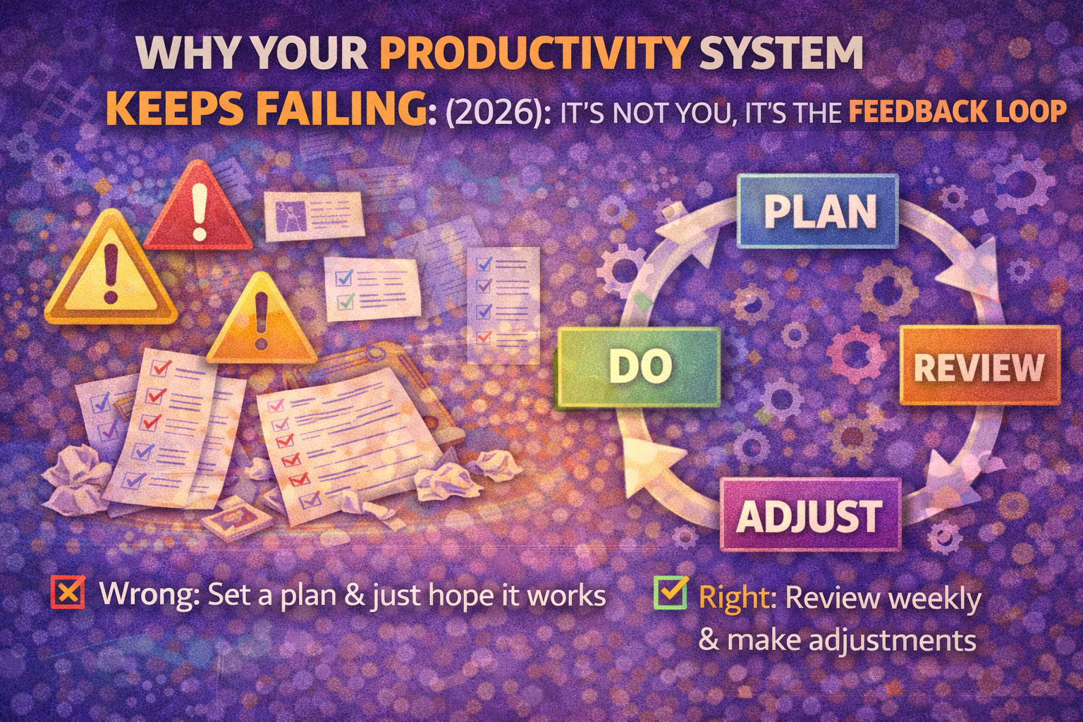 Why Your Productivity System Keeps Failing (2026): It’s Not You, It’s the Feedback Loop