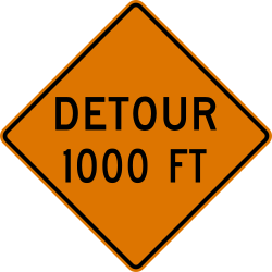 California road sign