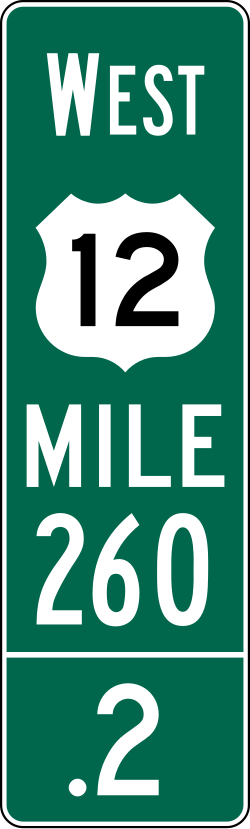 Intermediate enhanced reference location marker with additional information