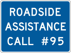 Roadside assistance information and contact