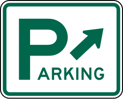 Location of a parking area