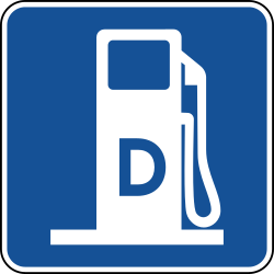 Diesel fuel service availability
