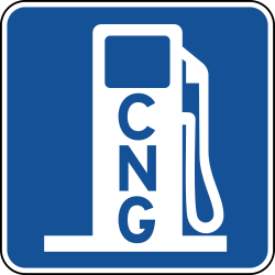 Compressed natural gas fuel availability
