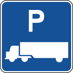 Truck parking availability
