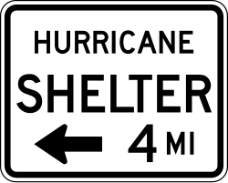 Hurricane shelter location