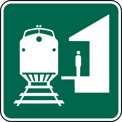 Train station location or direction
