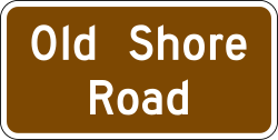 Byway identification plaque for use with route markers